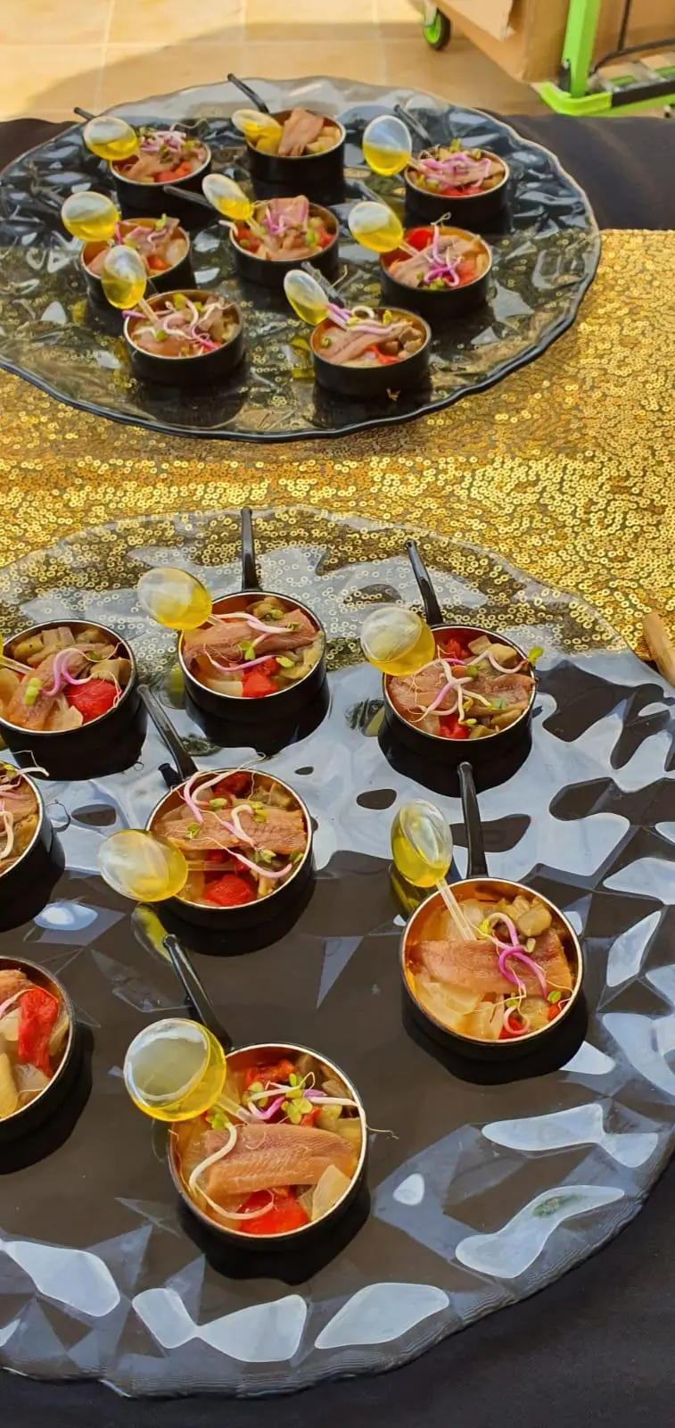 comida del servicio de catering para eventos