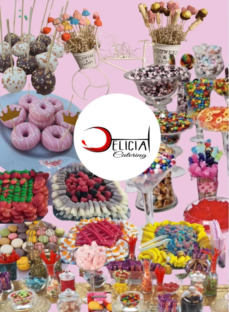 Monstrando platillos para servicios